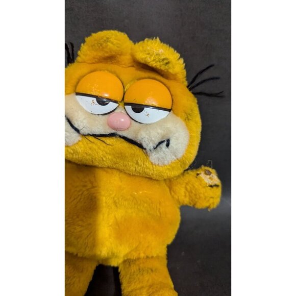 Vintage Garfield Cat Plush Stuffed Toy 1978 1981 Fun Farm Retro 9" - Picture 3 of 9